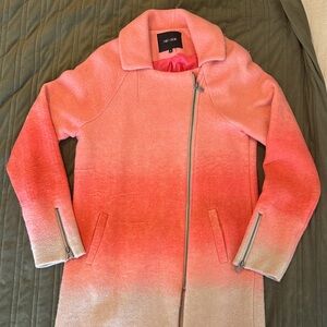 NIC+ZOE Pink and Cream Teddy Jacket